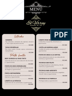 Menu El Virrey