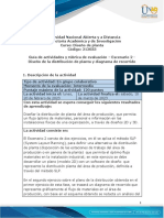 Guía de Actividades y Rúbrica de Evaluación - Unidad 2 - Escenario 2 - Diseño de La Distribución de Planta y Diagrama de Recorrido