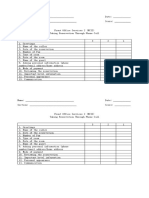 Rubrics-Taking Reservation Through Phone Call