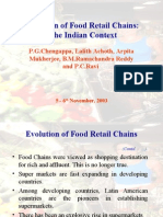 Evolution of Food Retail Chains in India