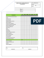 Checklist Cortadora de Concreto