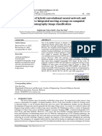 Development of Hybrid Convolutional Neural Network and Autoregressive Integrated Moving Average On Computed Tomography Image Classification