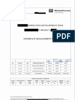 Interface Management Plan