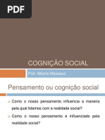 Apresentação - Cognição Social - Prof Alberto Mesaque