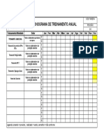 2001 Cronograma Treinamento