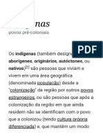 Indígenas - Wikipédia, A Enciclopédia Livre