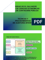 Tecnicas y Procedimientos de Auditoria Interna