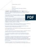 Estudo Dirigido Administração Pública, Prova 2º