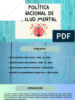 Politica de Salud Mental