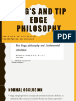 Begg's and Tip Edge Philosophy