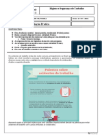 Atividade Prática de Higiene e Segurança Do Trabalho