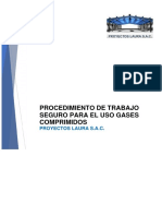 Proc-Sstma-Pl-05 Procedimiento de Trabajo Seguro para El Uso de Gases Comprimidos