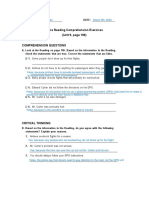 Reading - Transport Problems