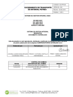 Go-Pd-06 Procedimiento de Transporte de Material Petreo