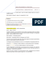 Resumos Procedimento Tributário - 2ºteste