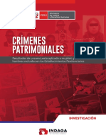 Investigación - Crímenes Patrimoniales - InDAGA