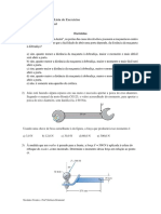 Lista de Exercícios - 3 Cefet