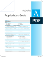 Tabela A - Propriedades Gerais Da Água e Vapor