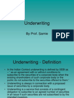 Investment Banking Underwriting