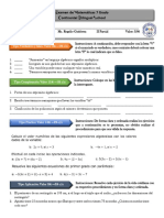 Examen de Matemáticas