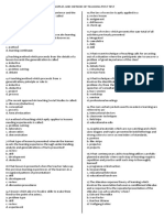 Principles and Method of Teaching Post Test