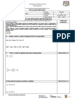 Examen Del Supletorio Matematicas 9no