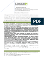 Edital de Abertura N°02, de 17 de Julho de 2023 PSS 64-2023 - Ebserh - Hugg-Unirio