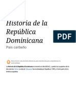 Historia de La República Dominicana - Wikipedia, La Enciclopedia Libre