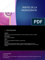 Partes de La Monografía