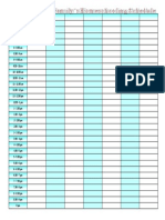 Homeschool Schedule Template 06