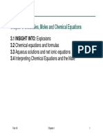 Chapter3 Molecules Moles Chemical Equations STUD