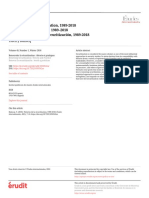 Théories de La Sécuritisation, 1989-2018 Securitization Theories, 1989-2018 Teorías de La Llamada Securitización, 1989-2018