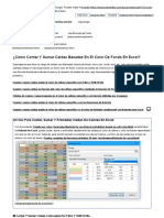 Excel - ¿Cómo Contar y Sumar Celdas Basadas en El Color de Fondo en Excel