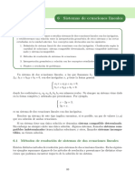 Unidad 6 - Sistemas de Ecuaciones Lineales