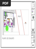 Colidancia: Planta de Conjunto