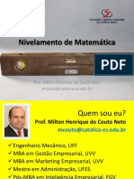 Nivelamento em Exatas