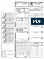 Character Sheet Sorcerer Fillable