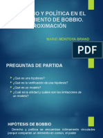 Power Point. Clase Prof. Espíndola. Derecho y Política en El Pensamiento de Bobbio. Una Aproximación