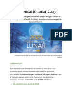 Calendario Lunar 2023