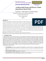 Conceptual Studyon Renewable Energy and Electric Vehicle Integration in Smart Grids