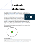 Partícula Subatómica