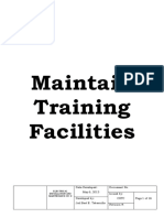 Maintain Training Facilities