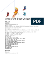 Amigurumi Bear Christmas Free Pattern - Amigurumi Pattern