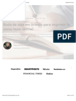 Roda Da Vida em Branco para Imprimir (E Como Fazer Online)