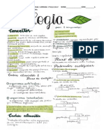 Atividades de Recuperação Biologia