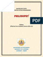 Philosophy Syllabus