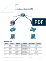 19.5.6 Lab - Configure A Site-to-Site VPN