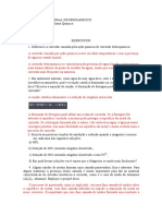 1a Lista de Exercícios de Corrosão