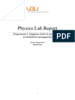 Experiment 5 Magnetic Field Report Sample