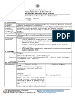 Lesson Plan Missing Interior Angles of A Regular Polygon